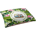Flamingo & Camping Indoor Dog Bed - Large (Personalized)