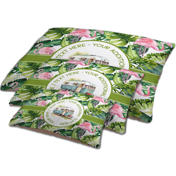 Flamingo & Camping Dog Beds - MAIN (sm, med, lrg)