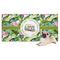 Flamingo & Camping Dog Towel (Personalized)