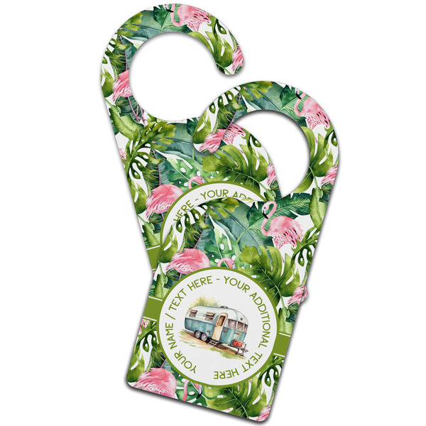 Flamingo & Camping Door Hanger - MAIN