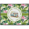 Flamingo & Camping Door Mat (Personalized)