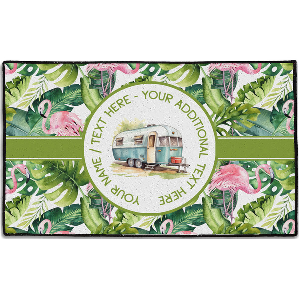 Flamingo & Camping Door Mat - 60"x36" - Approval