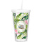 Flamingo & Camping Double Wall Tumbler with Straw (Personalized)
