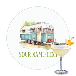 Flamingo & Camping Printed Drink Topper