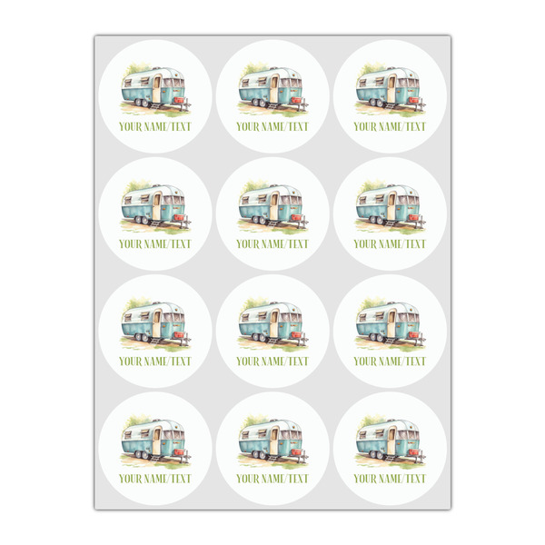 Flamingo & Camping Drink Topper - Small - Set of 12