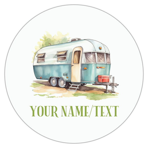 Flamingo & Camping Drink Topper - XLarge - Single