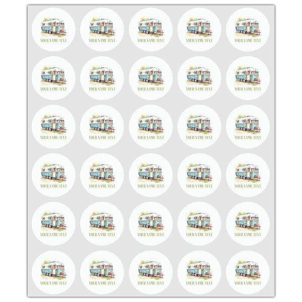 Flamingo & Camping Drink Topper - XSmall - Set of 30