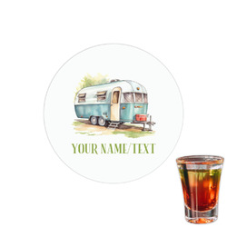 Flamingo & Camping Printed Drink Topper - 1.5"