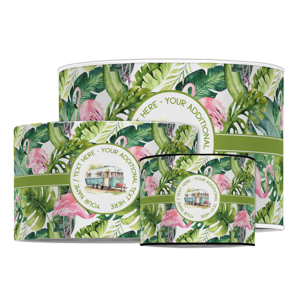 Flamingo & Camping Drum Lampshades - MAIN