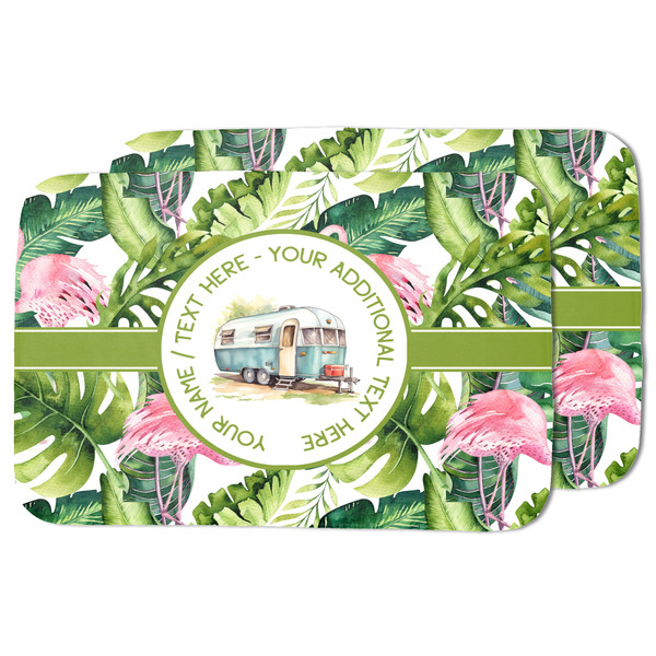 Flamingo & Camping Drying Dish Mat - MAIN