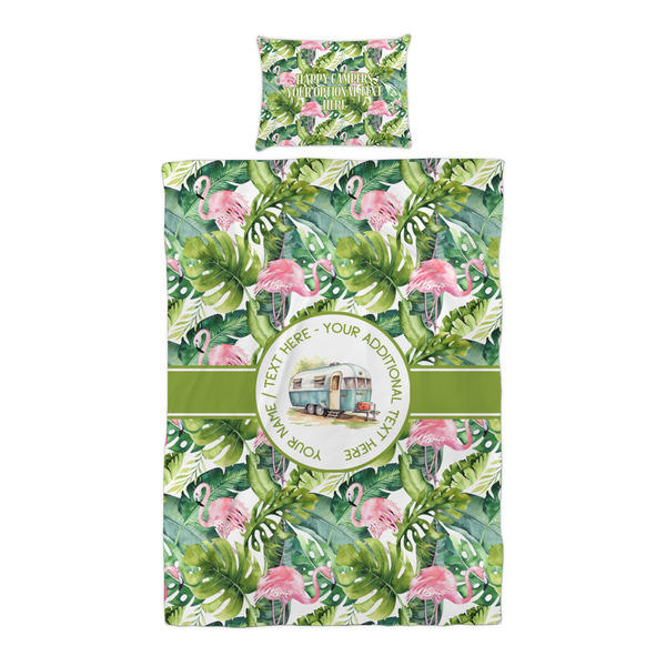 Flamingo & Camping Duvet Cover Set - Twin XL - Alt Approval