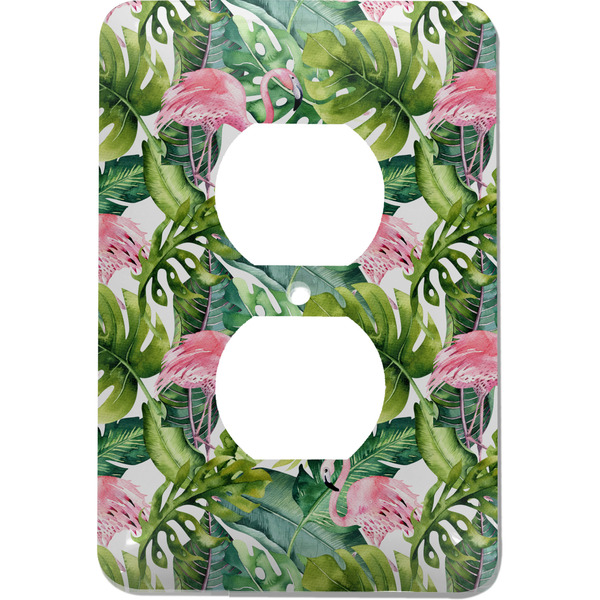 Custom Flamingo & Camping Electric Outlet Plate