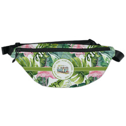 Flamingo & Camping Fanny Pack - Classic Style (Personalized)