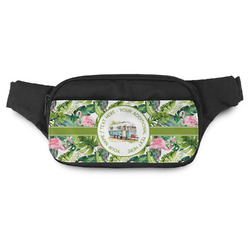 Flamingo & Camping Fanny Pack - Modern Style (Personalized)
