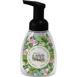 Flamingo & Camping Foam Soap Bottle - Black (Personalized)