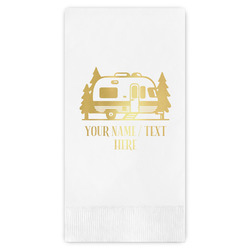 Flamingo & Camping Guest Napkins - Foil Stamped
