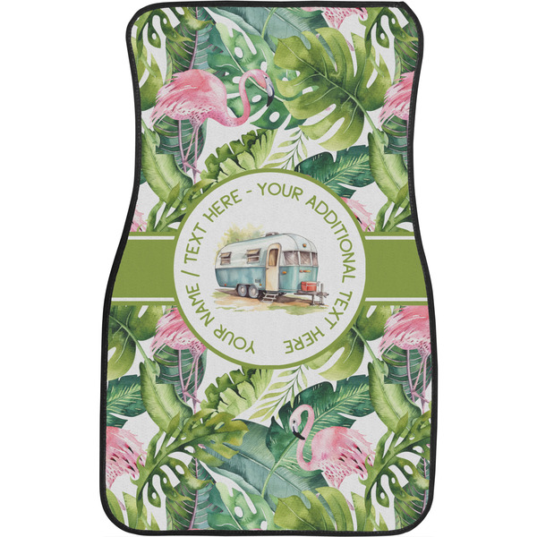 Flamingo & Camping Front Seat Car Mat