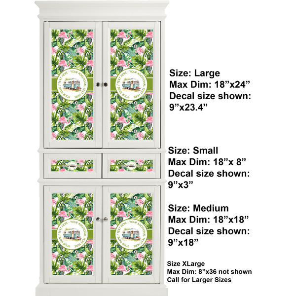 Flamingo & Camping Full Cabinet (Show Sizes)