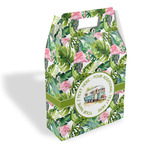 Flamingo & Camping Gable Favor Box (Personalized)