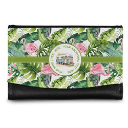 Flamingo & Camping Genuine Leather Women's Wallet - Small (Personalized)