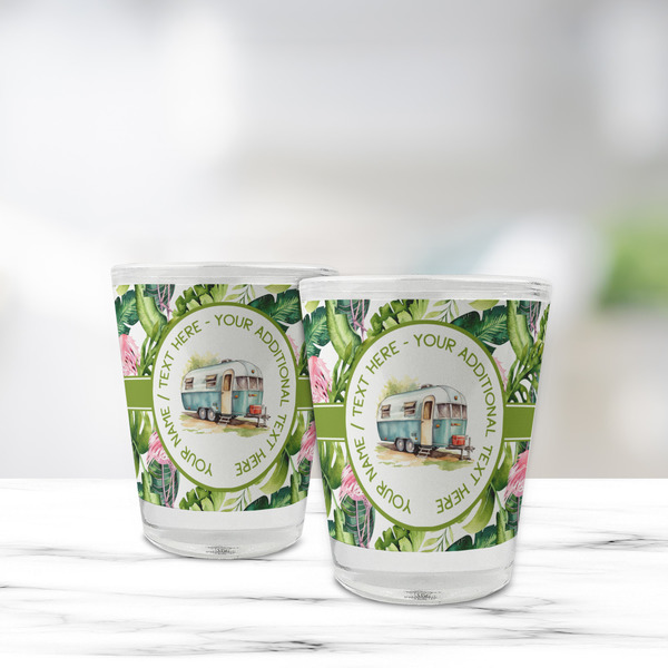 Flamingo & Camping Glass Shot Glass - Standard - Lifestyle
