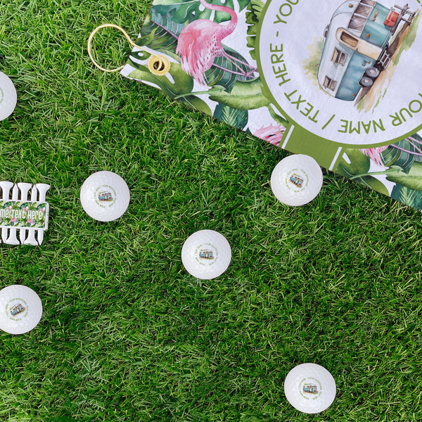 Flamingo & Camping Golf Balls - Generic - Set of 12 - LIFESTYLE