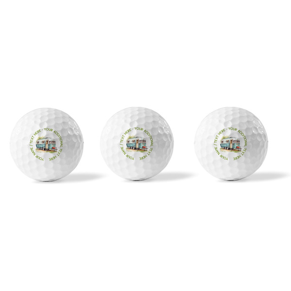Flamingo & Camping Golf Balls - Generic - Set of 3 - APPROVAL
