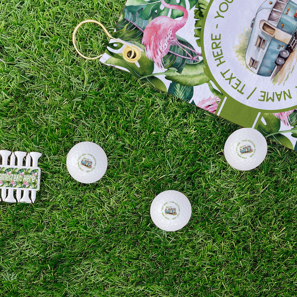 Flamingo & Camping Golf Balls - Generic - Set of 3 - LIFESTYLE