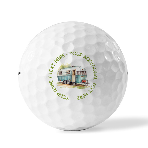 Flamingo & Camping Golf Balls - Titleist - Set of 12 - FRONT