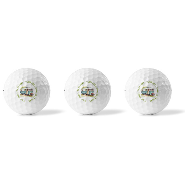 Flamingo & Camping Golf Balls - Titleist - Set of 3 - APPROVAL