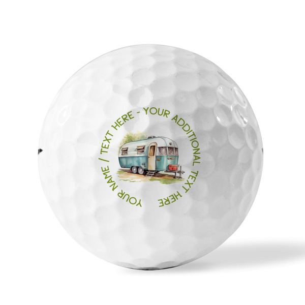 Flamingo & Camping Golf Balls - Titleist - Set of 3 - FRONT