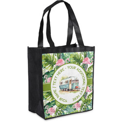 Flamingo & Camping Grocery Bag (Personalized)
