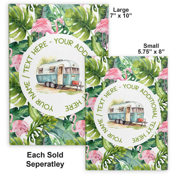 Flamingo & Camping Hard Cover Journal - Compare