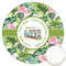 Flamingo & Camping Printed Cookie Topper - 3.25" (Personalized)