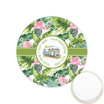 Flamingo & Camping Printed Cookie Topper - 1.25" (Personalized)