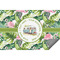 Flamingo & Camping Indoor / Outdoor Rug (Personalized)