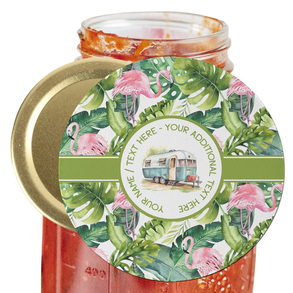 Custom Flamingo & Camping Jar Opener (Personalized)