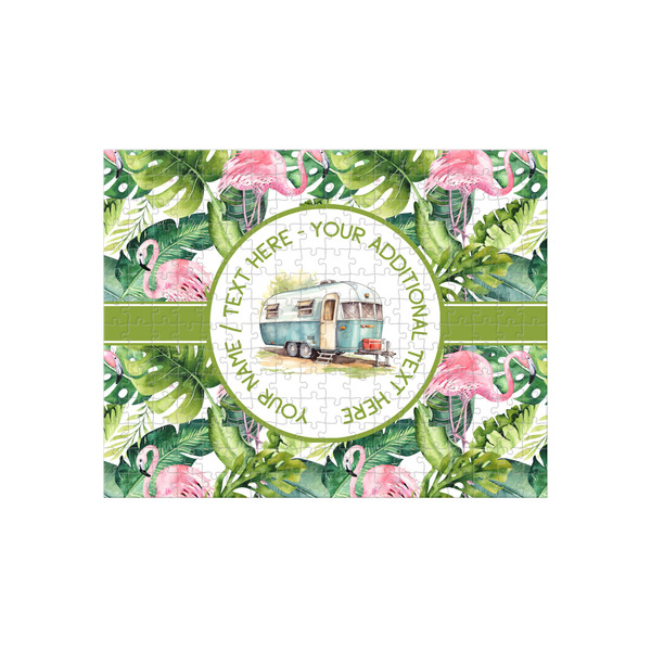 Custom Flamingo & Camping Jigsaw Puzzle - 252-piece (Personalized)