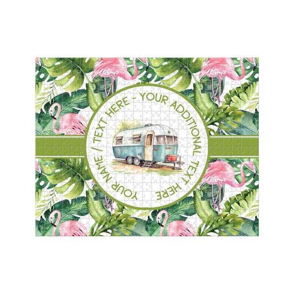 Custom Flamingo & Camping Jigsaw Puzzle - 500-piece (Personalized)