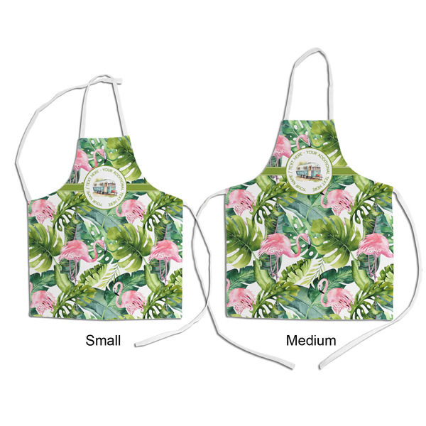 Flamingo & Camping Kid's Aprons - Comparison