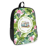 Flamingo & Camping Kids Backpack (Personalized)
