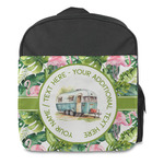 Flamingo & Camping Preschool Backpack (Personalized)