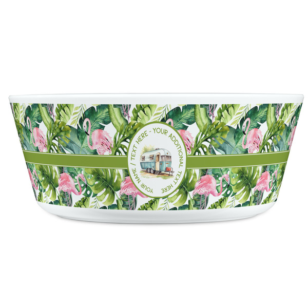Flamingo & Camping Kids Bowls - Front