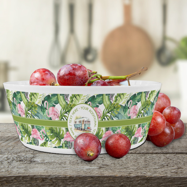 Flamingo & Camping Kids Bowls - Lifestyle