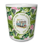 Flamingo & Camping Plastic Tumbler 6 oz (Personalized)