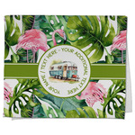 Flamingo & Camping Kitchen Towel - Poly Cotton (Personalized)