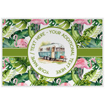 Flamingo & Camping Laminated Placemat (Personalized)