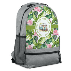Flamingo & Camping Backpack (Personalized)