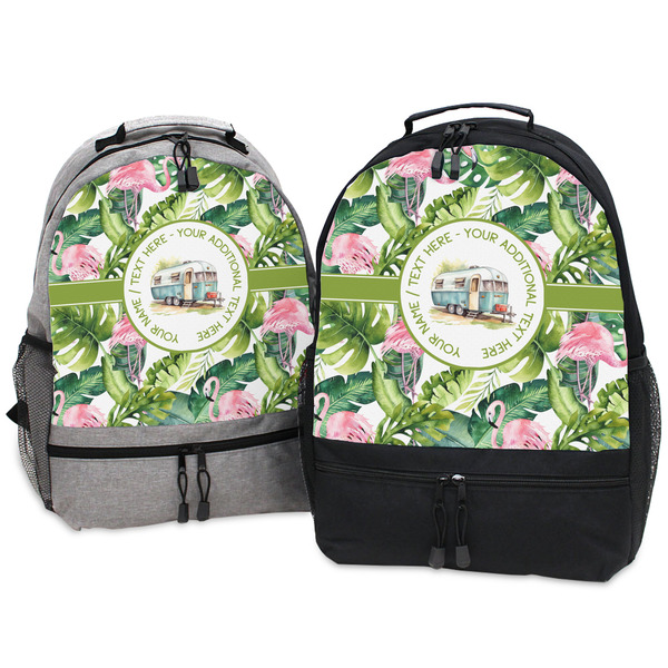 Flamingo & Camping Large Backpacks - Both