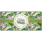 Flamingo & Camping Gaming Mouse Pad - 3XL - 35" x 16" (Personalized)